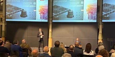 Wykład na temat systemó tarasowych Eterno Ivica podczas konferencji Infoprogetto w Bolzano.webp